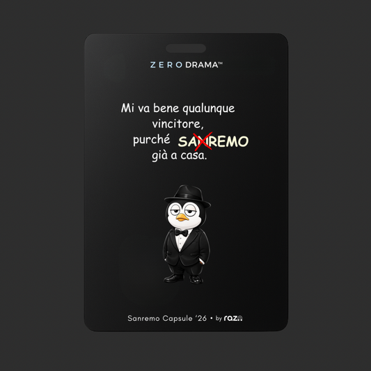 Z E R O DRAMA | Sanremo Edition ‘26